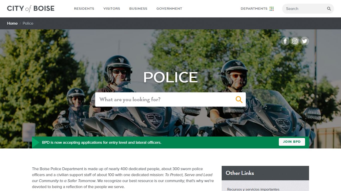 Police | City of Boise